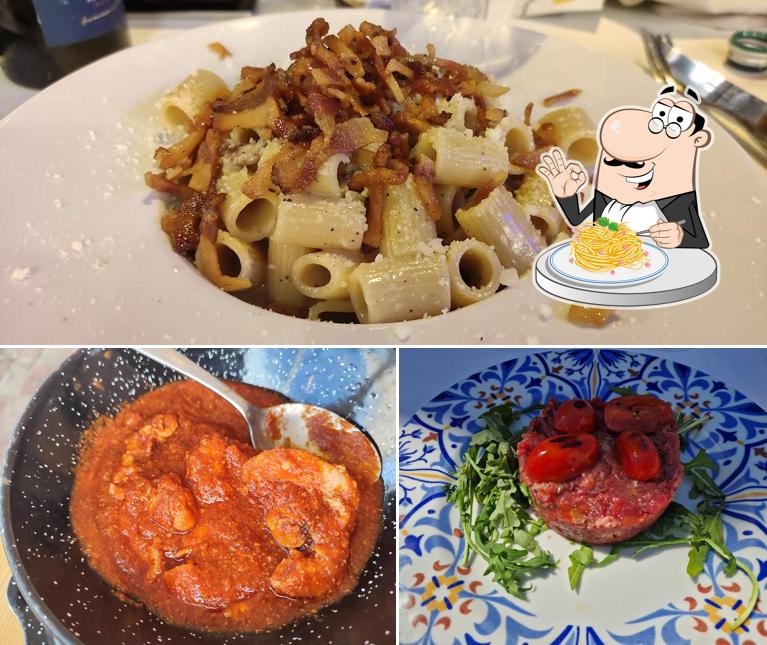 Spaghetti alla carbonara al Dalla Sora Franca