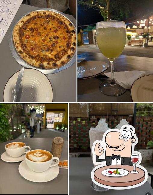 Among different things one can find food and drink at Petra