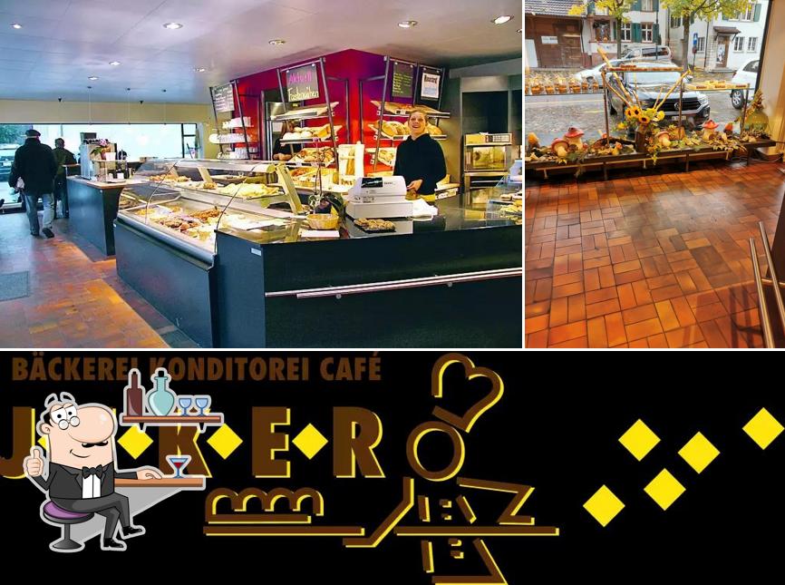 Gli interni di Bäckerei Konditorei Cafe Jeker