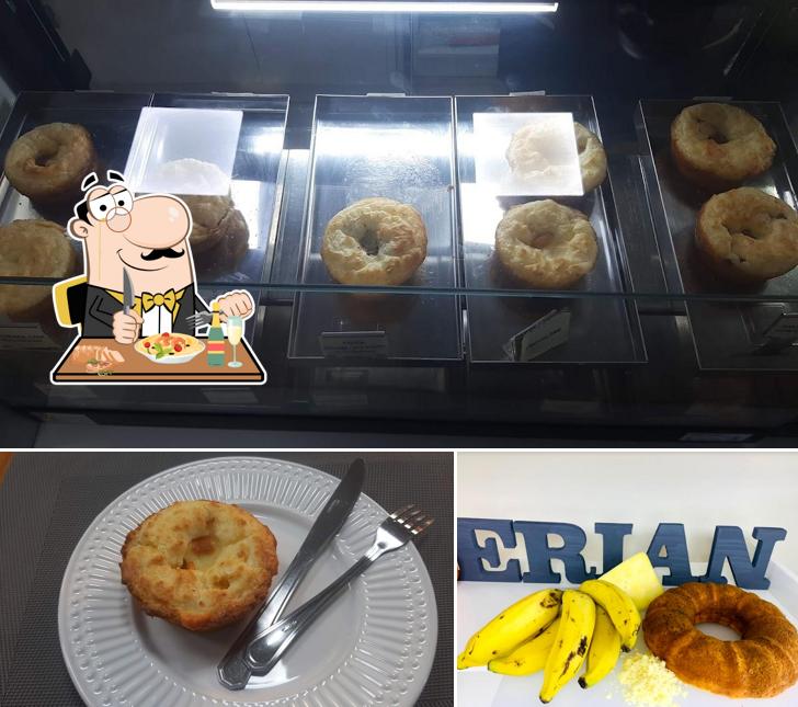Comida em Casa do Bolo de Pão de Queijo