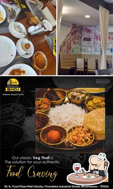 Food at Kolkata Bhoj