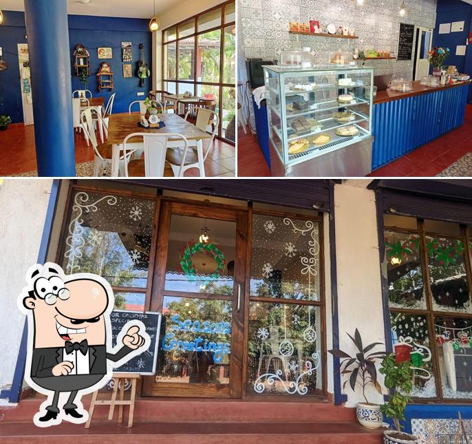 The interior of Sabor Cafe