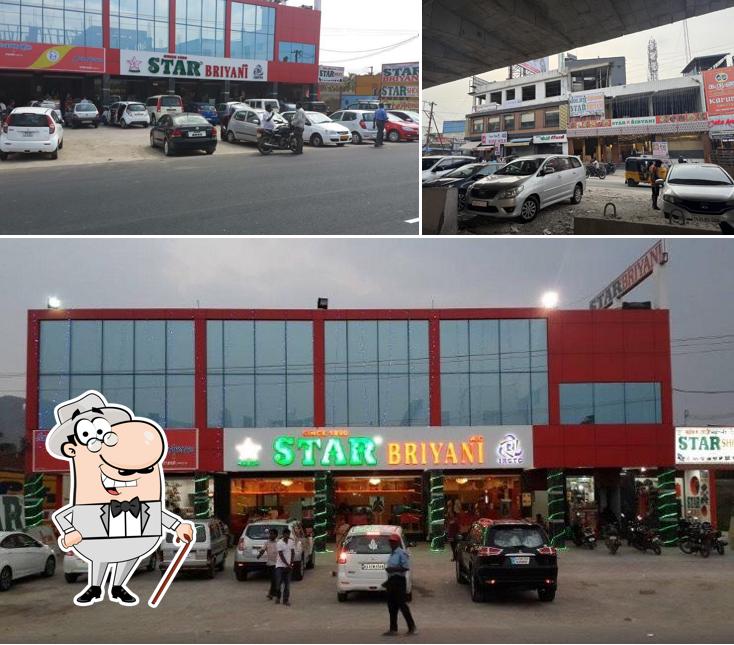 You can get some fresh air at the outside area of AMBUR STAR BRIYANI CHANGED TO STAR DELUXE BIRYANI OLD SHOP