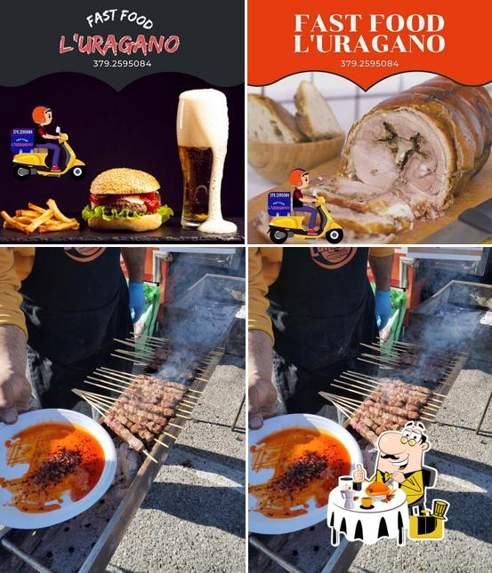 Cibo al Fast Food L'Uragano