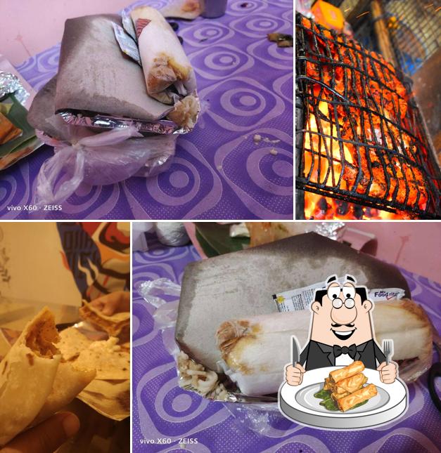 Spring rolls at SHAWARMA JUNCTION