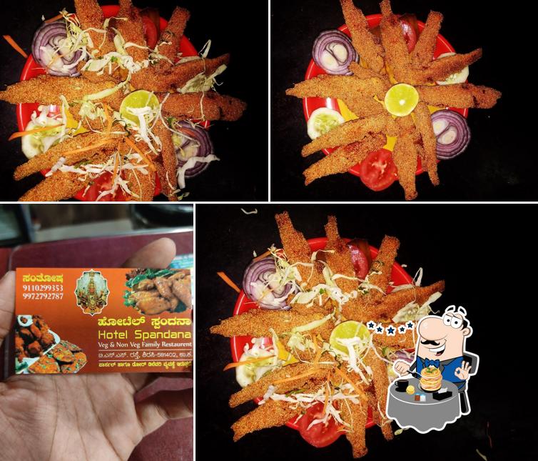 Meals at Hotel spandana