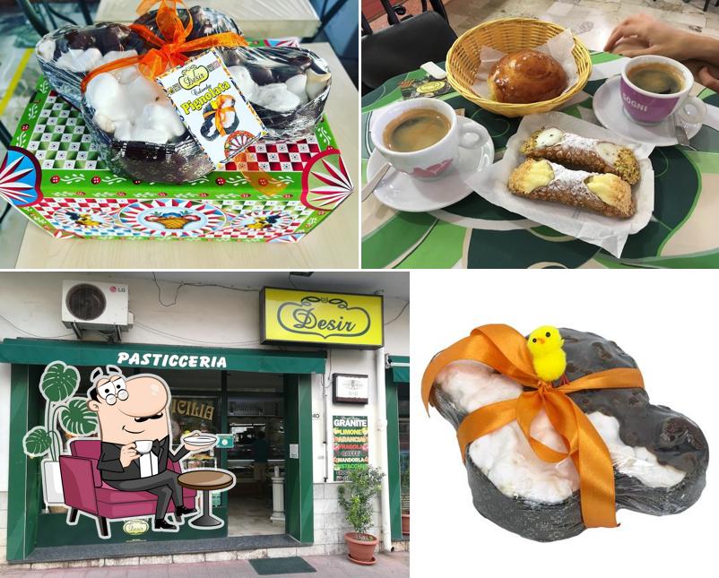 Gli interni di Pasticceria Desir