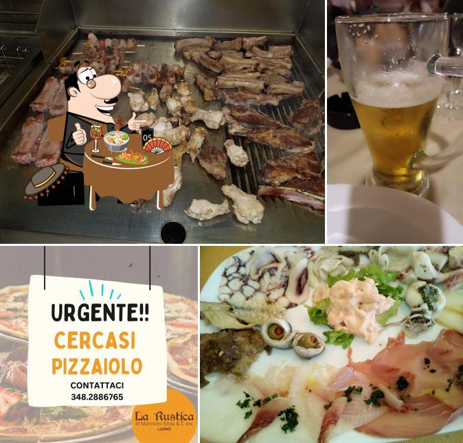 Platti al Ristorante Pizzeria La Rustica