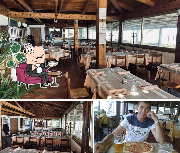 Gli interni di La Capannina