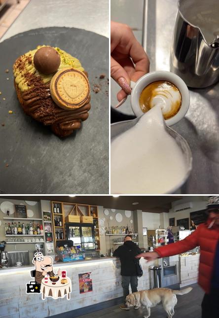 Dai un’occhiata alla immagine che presenta la cibo e interni di Bar Luna