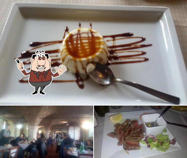Platti al Hosteria La Palazzina