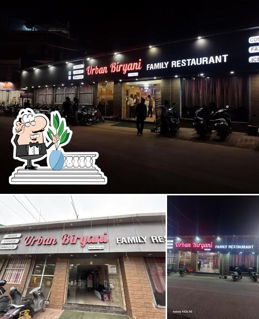 The exterior of Urban Biryani Restaurant