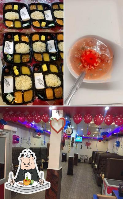 This is the photo showing food and interior at Milap family restaurant