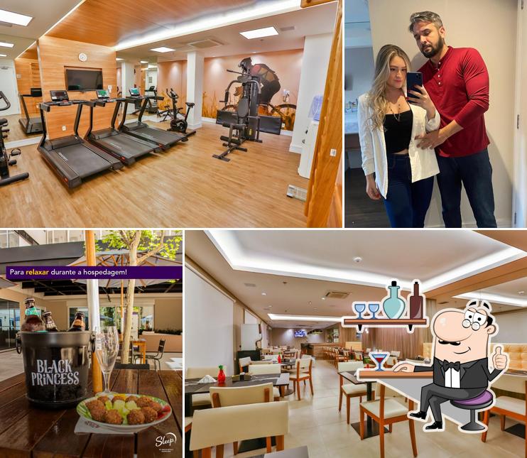 Veja imagens do interior do Sleep Inn Guarulhos