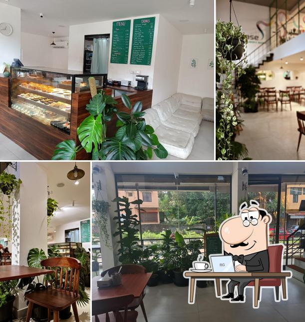 Take a seat at one of the tables at TOAST mangalore