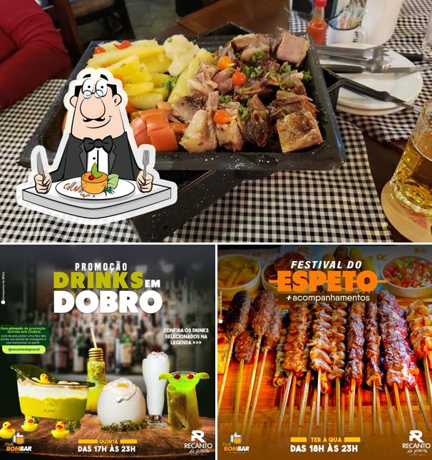 Platos en Bar Recanto da Praça