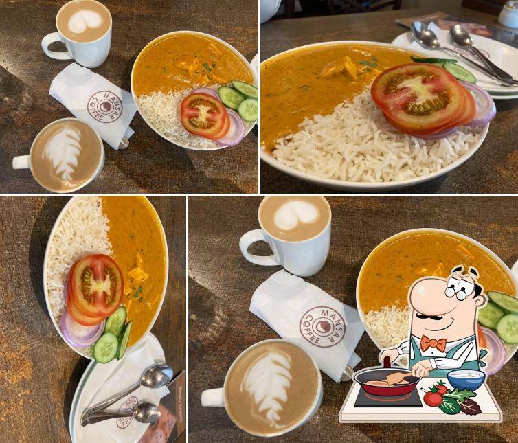 Chicken curry at Mansar Coffee