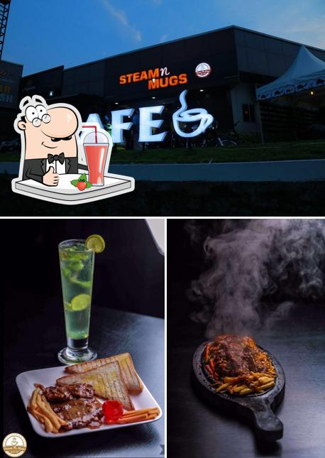 Enjoy a beverage at Steam N Mugs