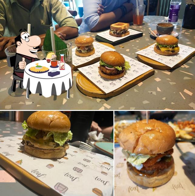 Treat yourself to a burger at Just Loaf