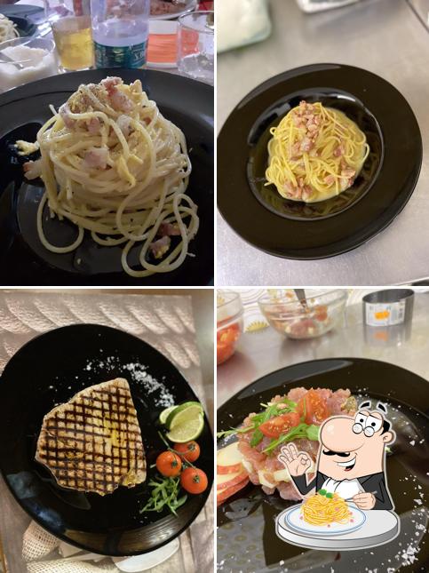 Spaghetti alla carbonara al Dai Toscanacci