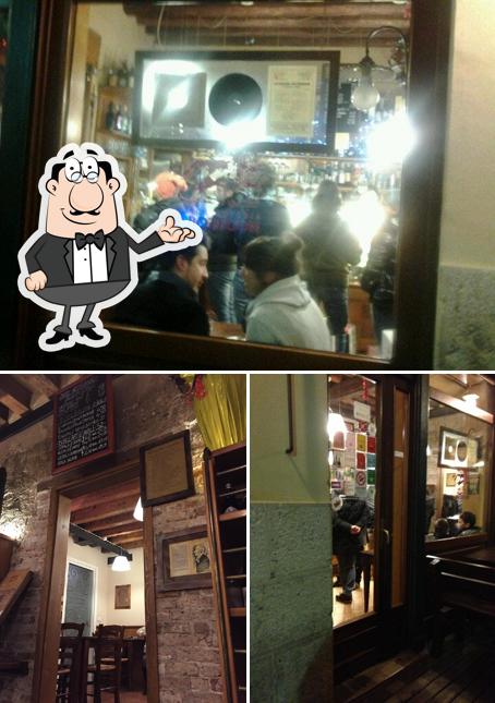 Gli interni di Al Botegon