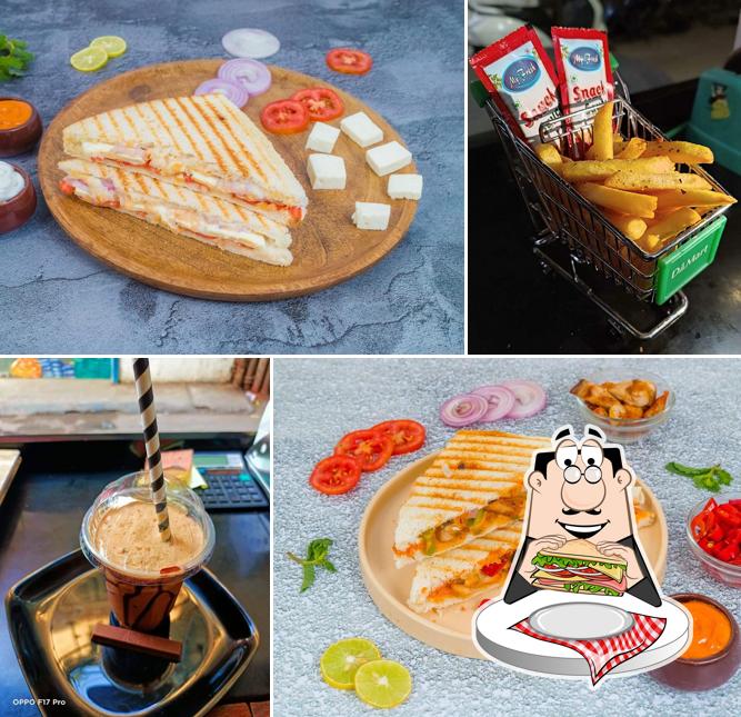 Club sandwich at Food Fire