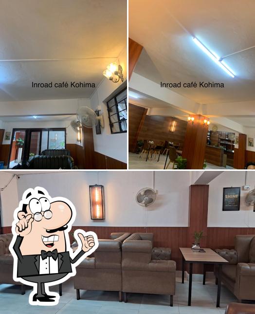 Take a seat at one of the tables at The inroad Cafe