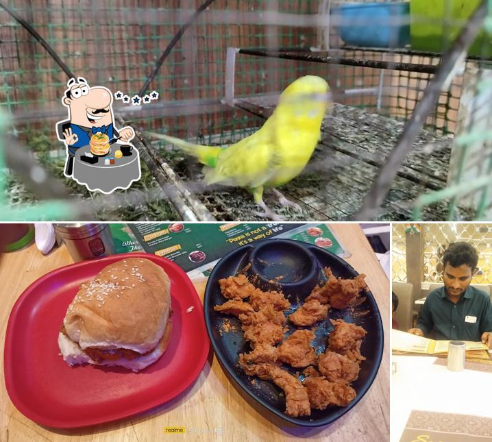 Take a look at the image showing food and beverage at D Pizza and Burger & Ice cream parlour