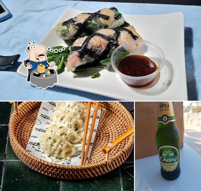 La cibo e birra del ristorante