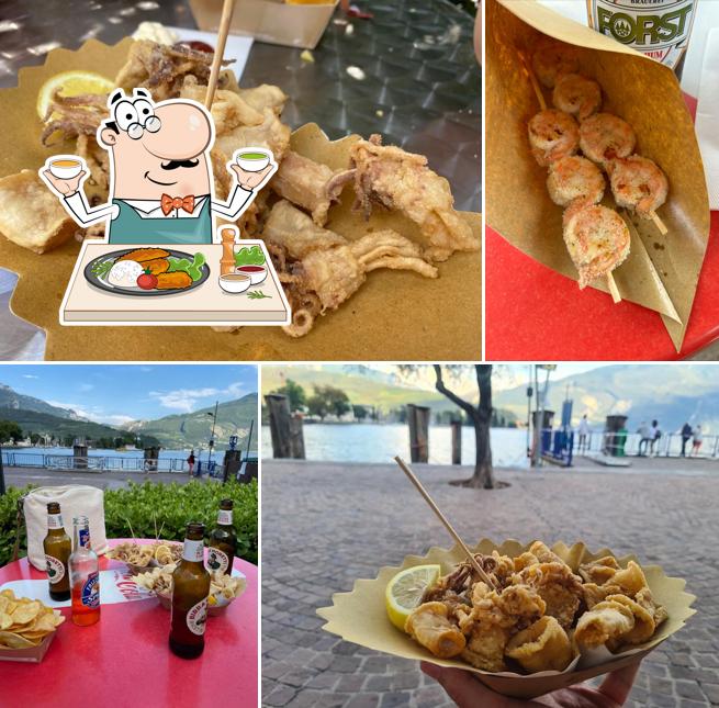 Platti al Friggitoria al porto