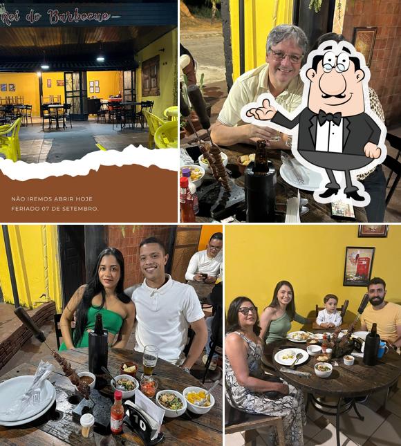 O interior do Rei do Barbecue