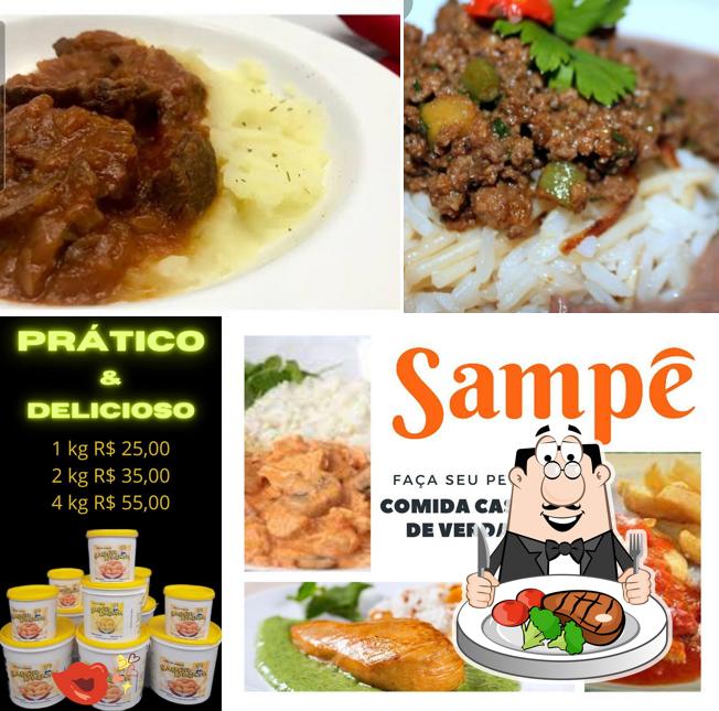 Sampê Lanches e Refeições provê pratos de carne
