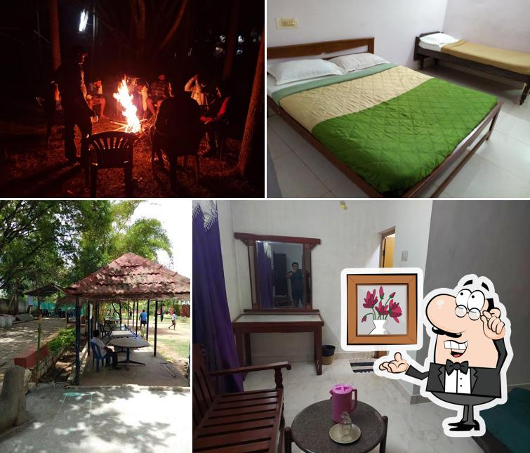 The interior of Clifftop Resorts Yelagiri