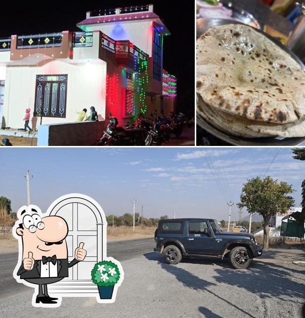 This is the picture showing exterior and food at MILAN HOTEL & RESTAURANT