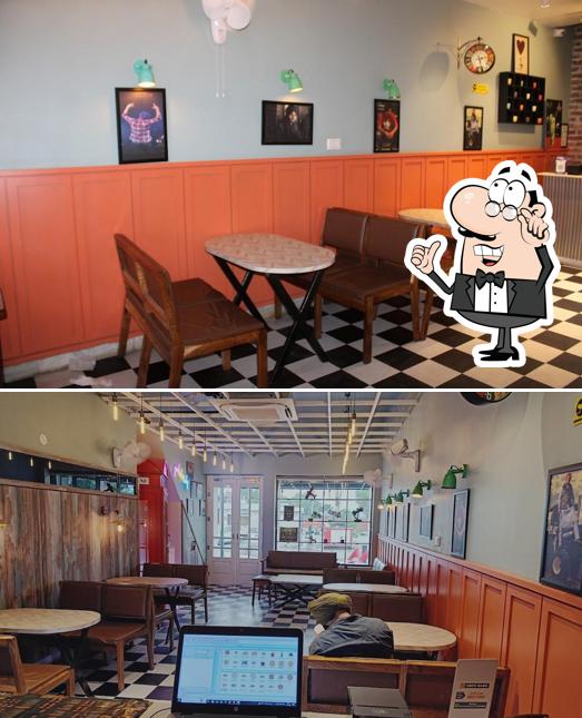 The interior of Mr. Krisper Café