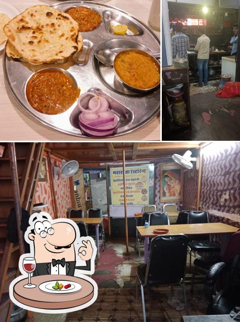 Take a look at the image displaying food and interior at Maharaja Restaurant