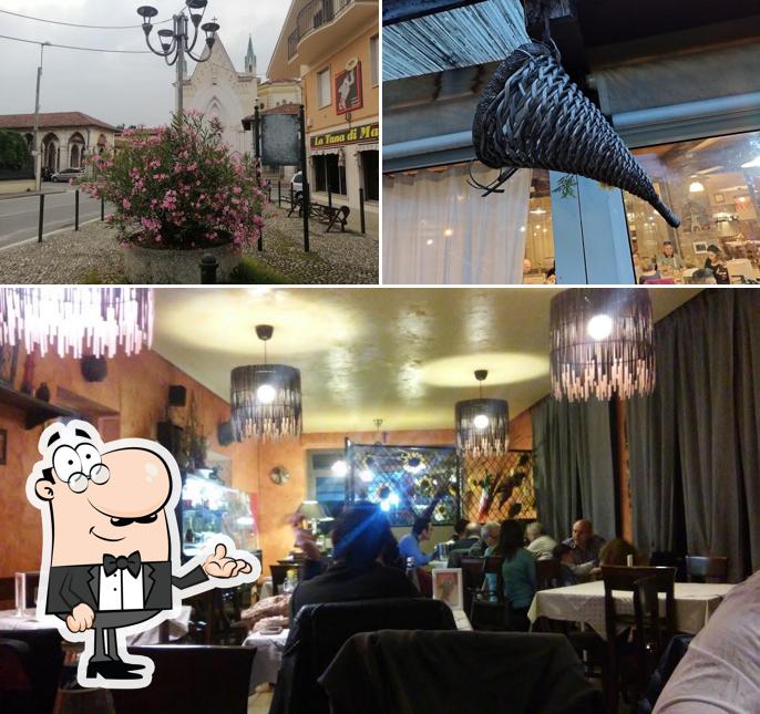 La interni e esterno del ristorante