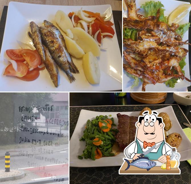 Salmone grigliato al Restaurant Associaçao Portuguesa Moutier