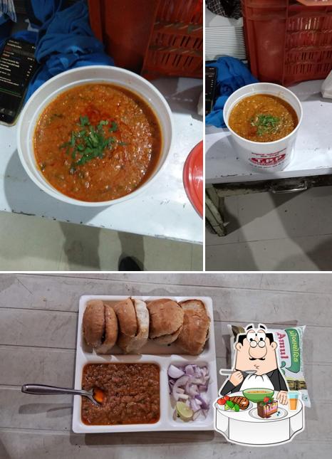 Hot and sour soup at TPP The Pavbhaji Point