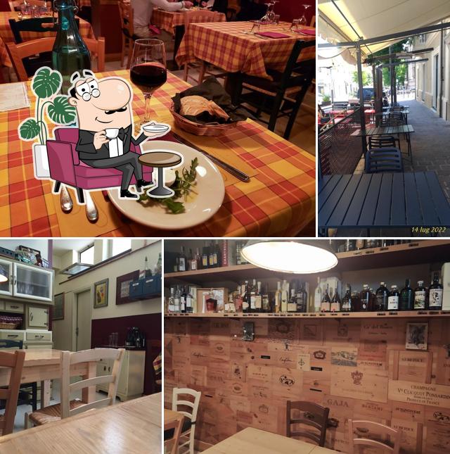 Gli interni di L'Osteria Di Corrado