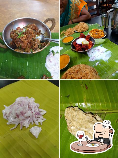 Food at Madurai Muniyandi Vilas