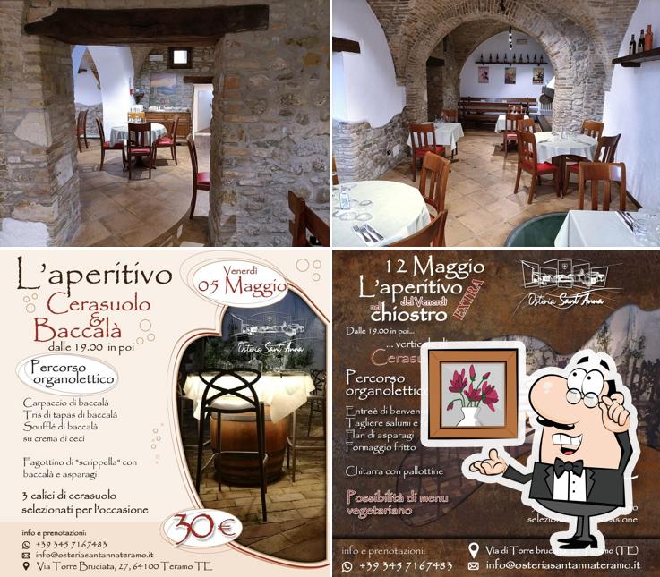 Dai un'occhiata agli interni di Osteria Sant'Anna