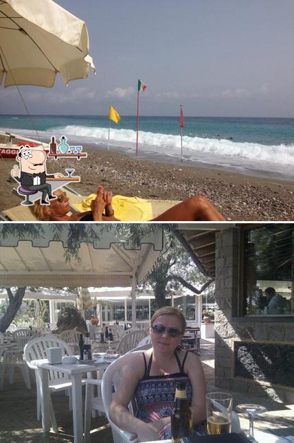 Gli interni di Paradise Beach Club