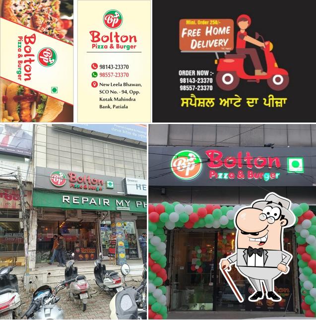 The exterior of BOLTON Pizza & Burger Patiala