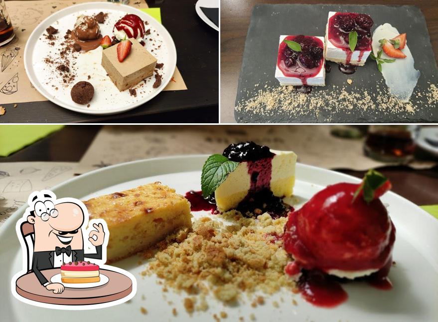 Cheesecake al Magma X restavracija Etna