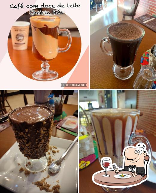 Mousse de chocolate em Cafeteria Cheirin Bão