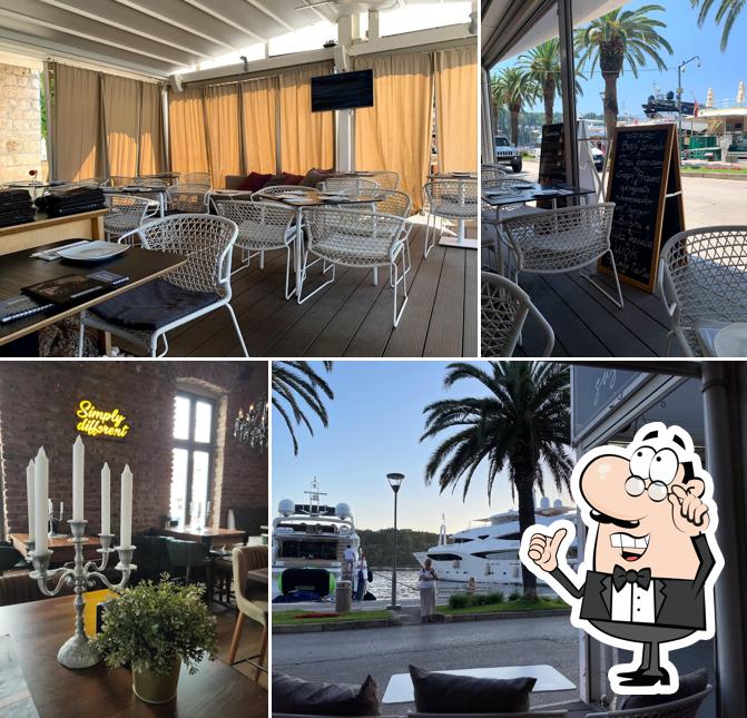 Gli interni di Harbour Cafe & Restaurant