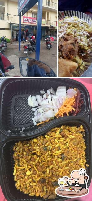 Meals at Davanagere mirchi mandakki