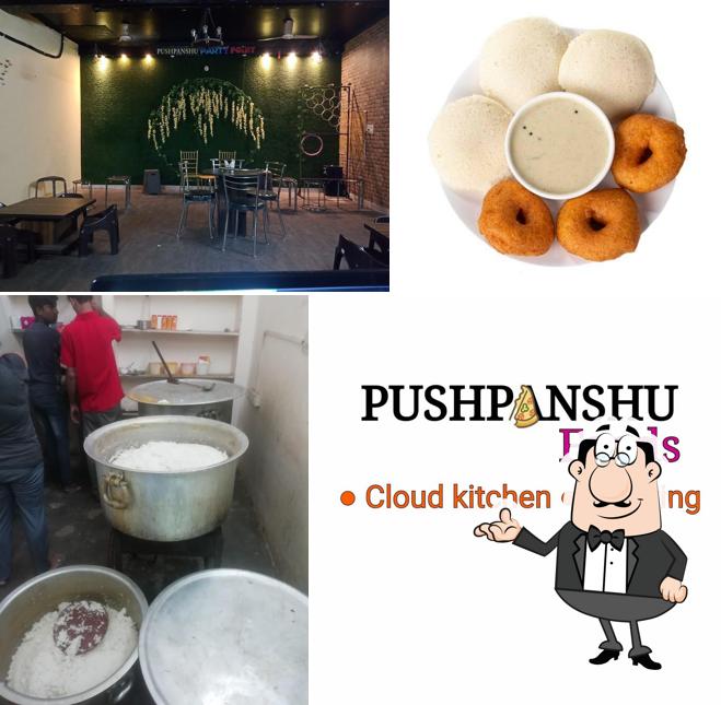 The interior of Pushpanshu Cloud Kitchen