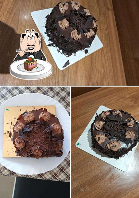 Chocolate cake at Theobroma